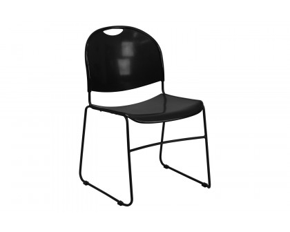 BLNK™ HERCULES Series Ultra-Compact Stack Chair - Black Frame