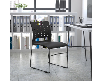 BLNK HERCULES Series Sled Base Stack Chair with Air-Vent Back