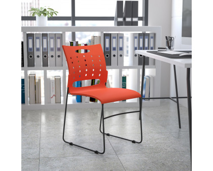 BLNK HERCULES Series Sled Base Stack Chair with Air-Vent Back