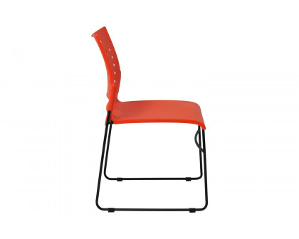 BLNK™ HERCULES Series Sled Base Stack Chair with Air-Vent Back - Orange