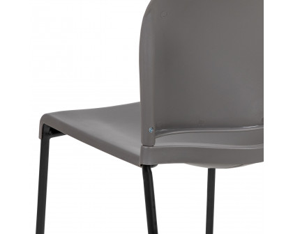 BLNK - HERCULES Series Full Back Contoured Stack Chair with Black Powder Coated Sled Base