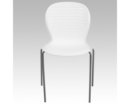 BLNK HERCULES Series Stack Chair - White, 551 lb.