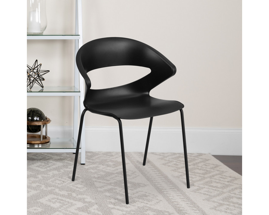 BLNK HERCULES Series Stack Chair - Black, 440 lb.