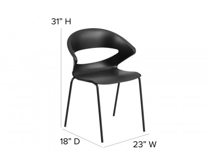 BLNK HERCULES Series Stack Chair - Black, 440 lb.