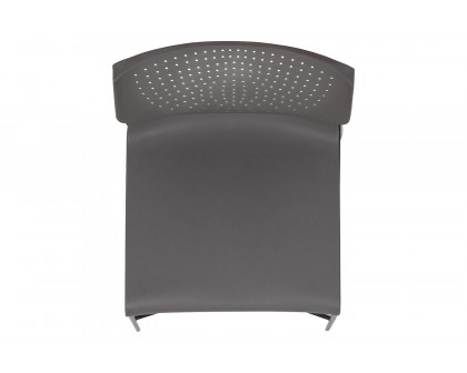 BLNK™ HERCULES Series Full Back Stack Chair with Powder Coated Frame - Gray