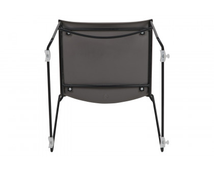 BLNK™ HERCULES Series Full Back Stack Chair with Powder Coated Frame - Gray