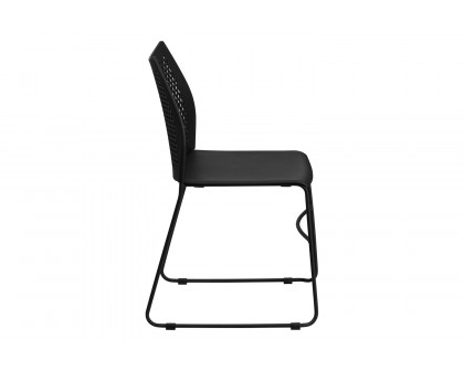 BLNK - HERCULES Series Stack Chair with Air-Vent Back and Powder Coated Sled Base