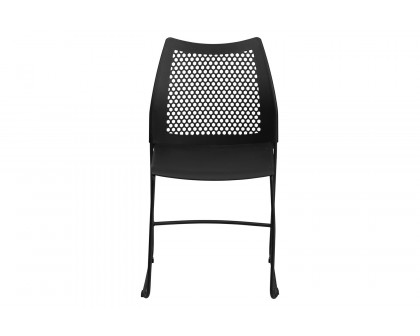 BLNK - HERCULES Series Stack Chair with Air-Vent Back and Powder Coated Sled Base