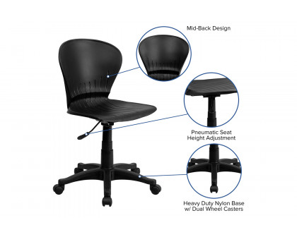 BLNK - Sorho Plastic Mid-Back Swivel Task Office Chair