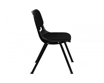 BLNK - HERCULES Series Padded Ergonomic Shell Stack Chair with Frame