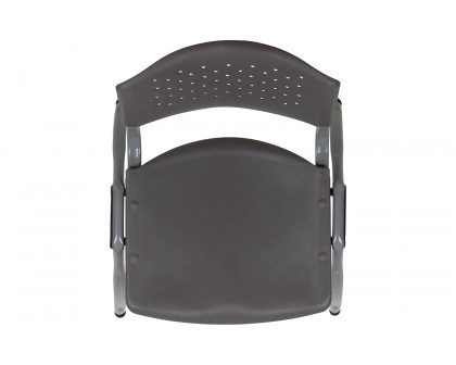 BLNK - HERCULES Series Plastic Stack Chair with Titanium Powder Coated Frame