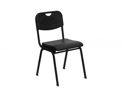 BLNK - HERCULES Series Plastic Stack Chair with Open Back and Frame