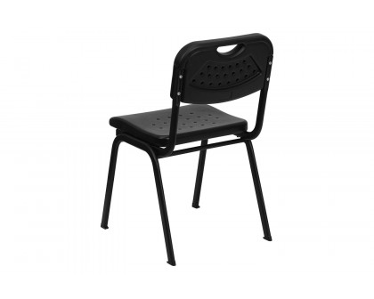 BLNK - HERCULES Series Plastic Stack Chair with Open Back and Frame