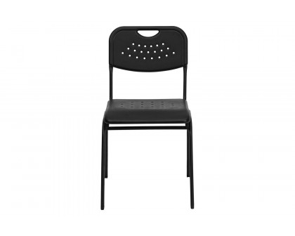 BLNK - HERCULES Series Plastic Stack Chair with Open Back and Frame