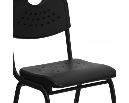 BLNK - HERCULES Series Plastic Stack Chair with Open Back and Frame