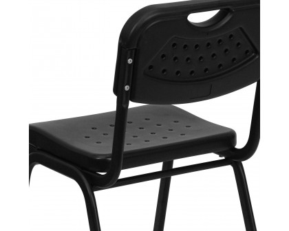 BLNK - HERCULES Series Plastic Stack Chair with Open Back and Frame