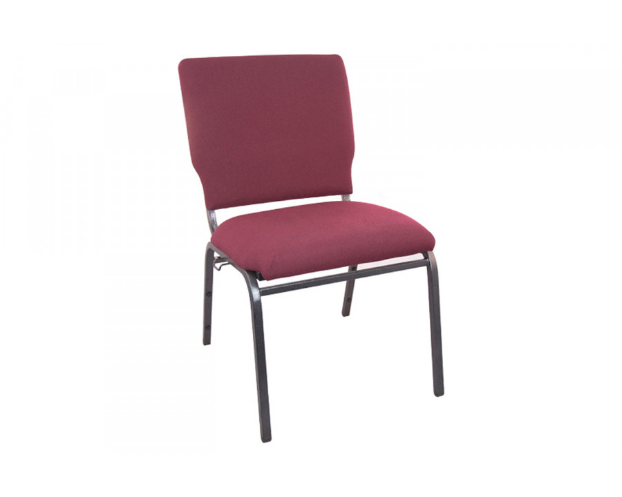 BLNK Advantage Multipurpose Church Chairs - Maroon, 18.5"W