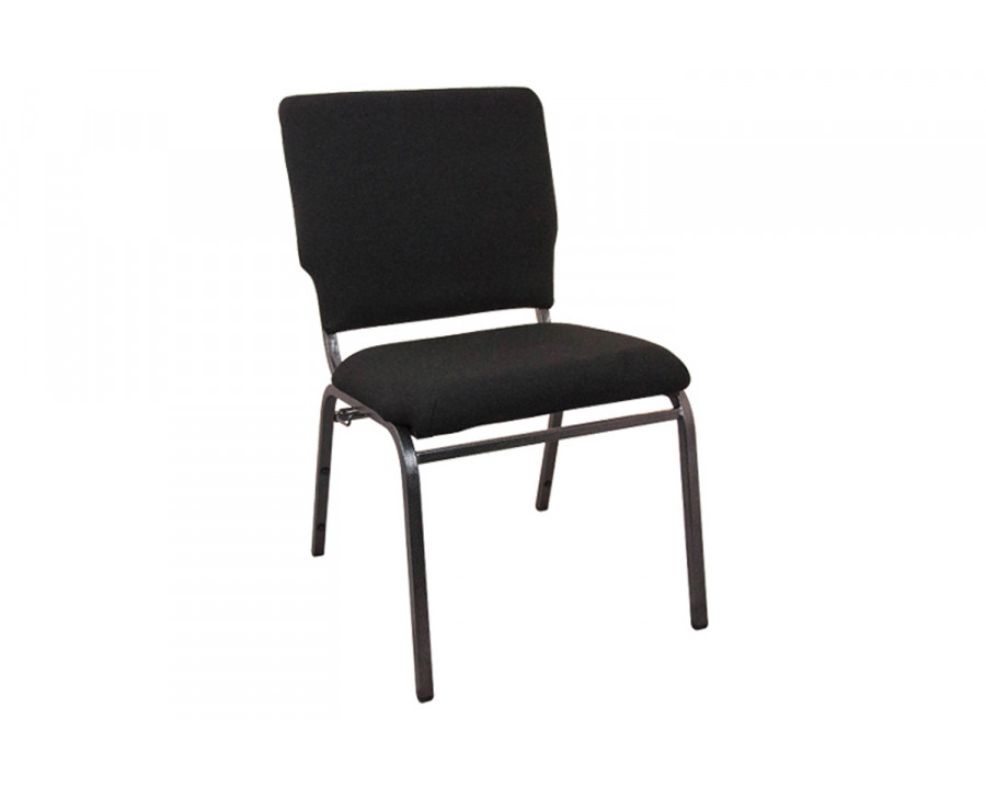 BLNK Advantage Multipurpose Church Chairs - Black, 18.5"W