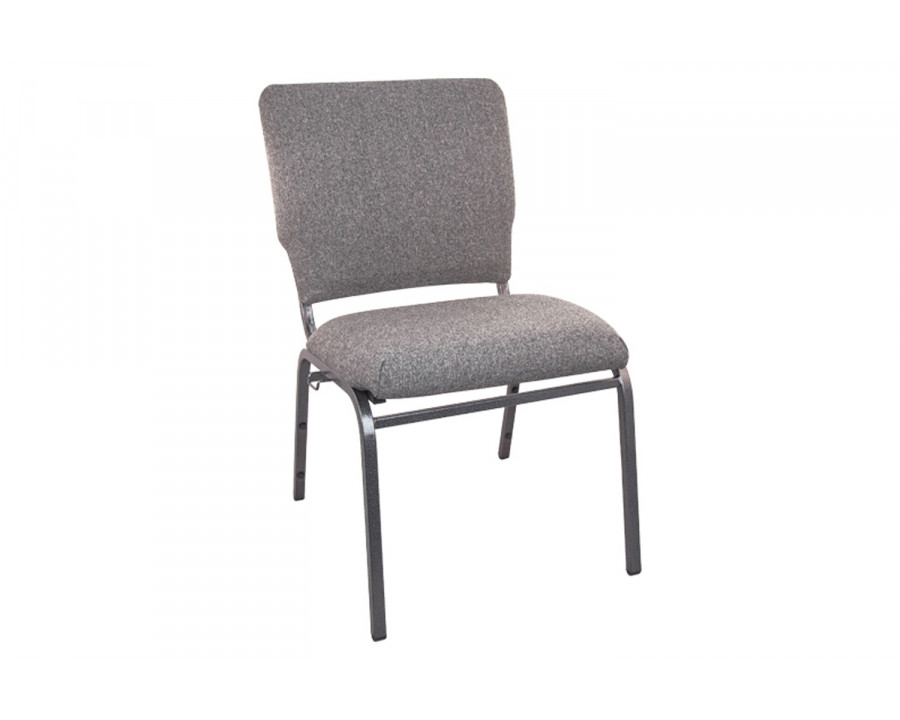 BLNK Advantage Multipurpose Church Chairs - Charcoal Gray, 18.5"W