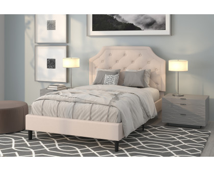 BLNK Brighton Tufted Upholstered Platform Bed