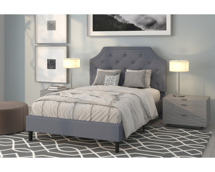 BLNK Brighton Tufted Upholstered Platform Bed