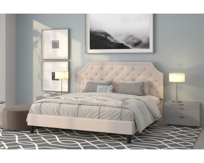 BLNK Brighton Tufted Upholstered Platform Bed