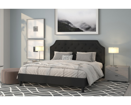 BLNK Brighton Tufted Upholstered Platform Bed