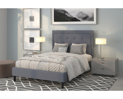 BLNK Roxbury Tufted Upholstered Platform Bed