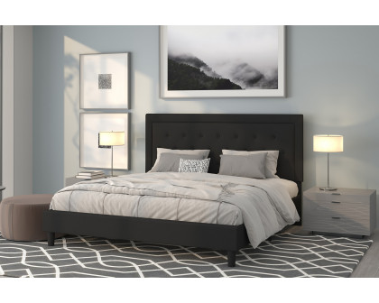 BLNK Roxbury Tufted Upholstered Platform Bed