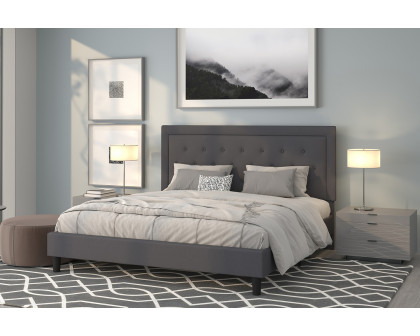 BLNK Roxbury Tufted Upholstered Platform Bed