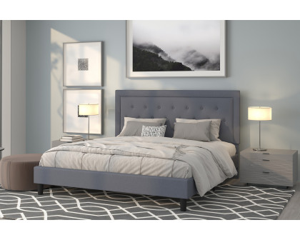 BLNK Roxbury Tufted Upholstered Platform Bed