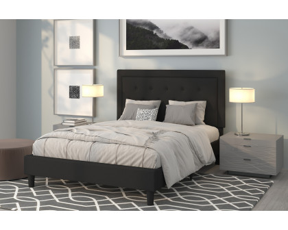 BLNK Roxbury Tufted Upholstered Platform Bed