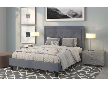 BLNK Roxbury Tufted Upholstered Platform Bed