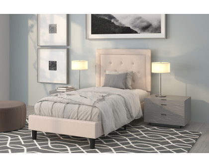 BLNK Roxbury Tufted Upholstered Platform Bed