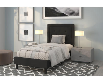 BLNK Roxbury Tufted Upholstered Platform Bed