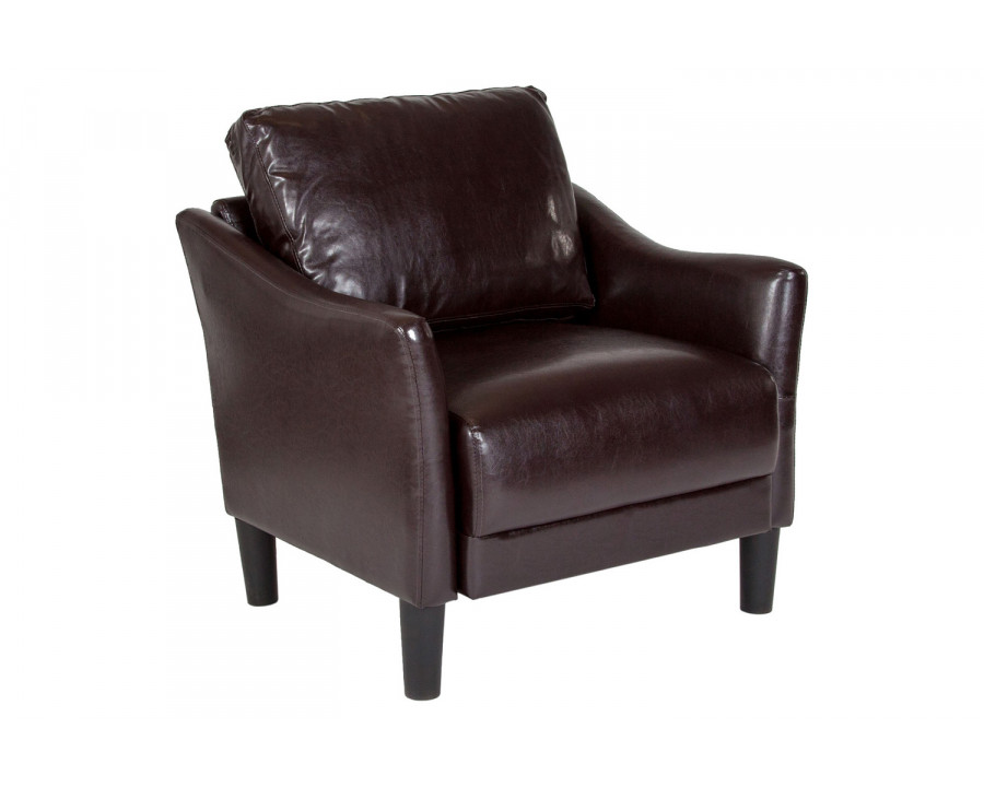 BLNK Asti LeatherSoft Upholstered Chair - Brown