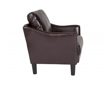 BLNK Asti LeatherSoft Upholstered Chair - Brown