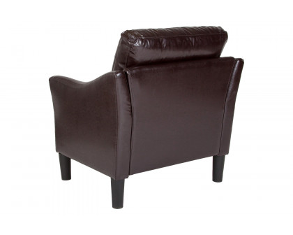 BLNK Asti LeatherSoft Upholstered Chair - Brown