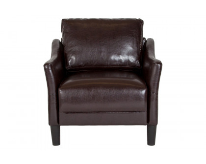 BLNK Asti LeatherSoft Upholstered Chair - Brown