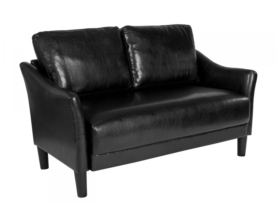 BLNK Asti LeatherSoft Upholstered Loveseat