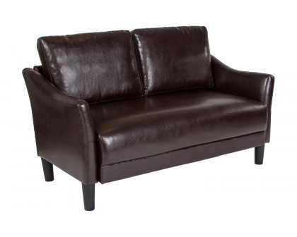 BLNK Asti LeatherSoft Upholstered Loveseat