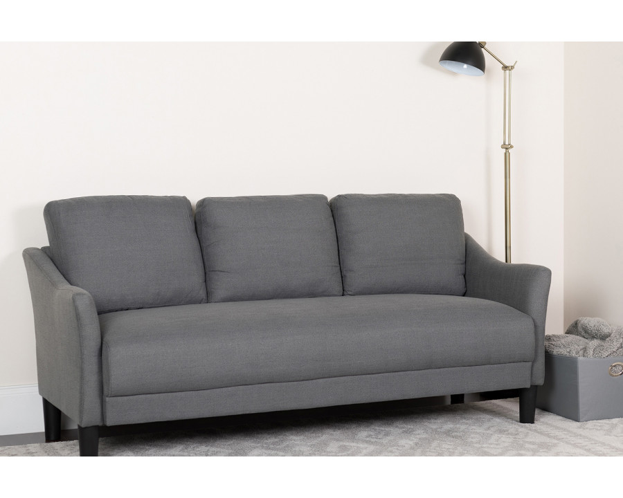 BLNK Asti LeatherSoft Upholstered Sofa