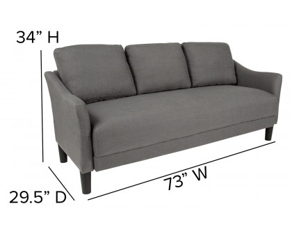 BLNK Asti Fabric Upholstered Sofa - Gray