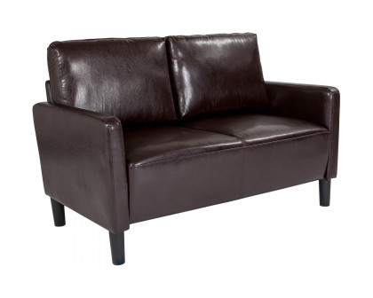 BLNK Washington Park LeatherSoft Upholstered Loveseat