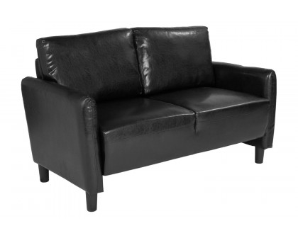 BLNK Candler Park LeatherSoft Upholstered Loveseat