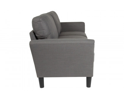 BLNK Bari Fabric Upholstered Sofa - Dark Gray