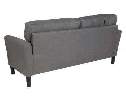 BLNK Bari Fabric Upholstered Sofa - Dark Gray