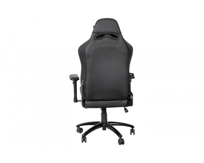 BLNK Falco Ergonomic Black High-Back Adjustable Gaming Chair with 4D Armrests, Headrest Pillow, and Adjustable Lumbar Support - with Black Stitching