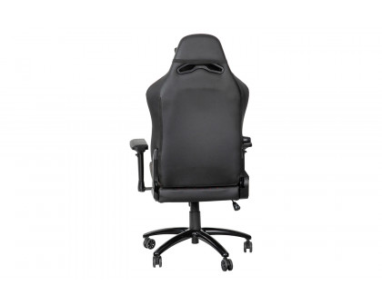 BLNK Falco Ergonomic Black High-Back Adjustable Gaming Chair with 4D Armrests, Headrest Pillow, and Adjustable Lumbar Support - with Red Stitching