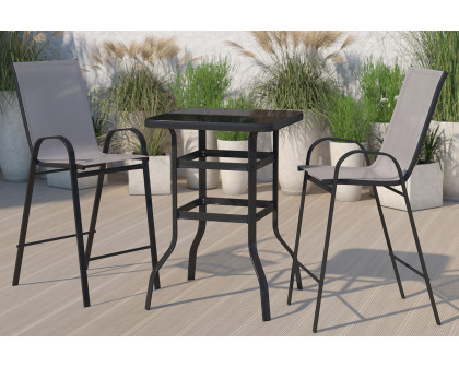 BLNK Brazos Outdoor 2-Person Bistro Dining Set